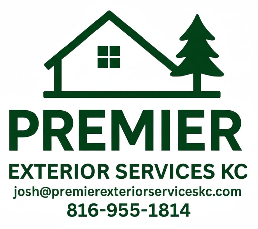 Premier exterior Services KC Logo with number v2