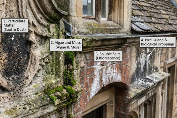 Common Contaminants Found on Historic Buildings