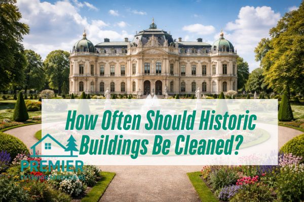 historic building with a caption How Often Should Historic Buildings Be Cleaned?