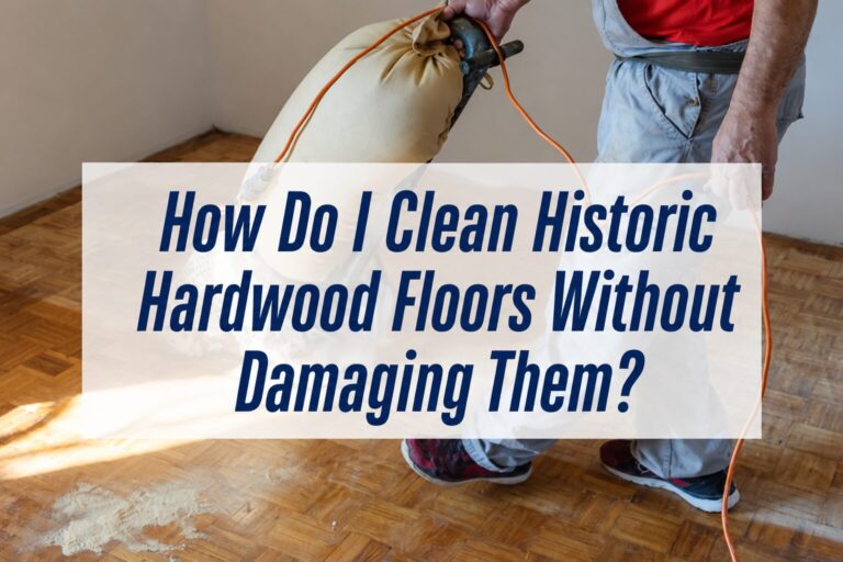How Do I Clean Historic Hardwood Floors Without Damaging Them?